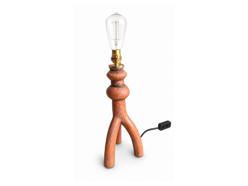 Earthform Tripod Lamp &mdash; Terracotta